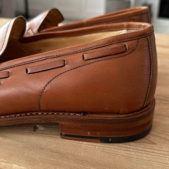 NETTLETON The Greensboro Tassel Loafer in Saddle Calf Brown Size: 08 - EE NEW main image 10